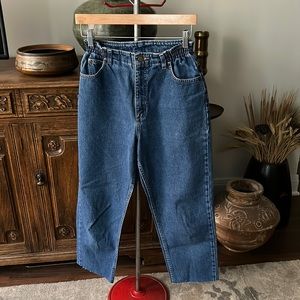 VINTAGE LL Bean Jeans Raw Hem